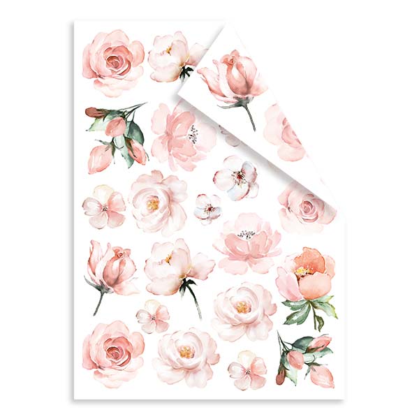 Double-sided paper set of pictures for cutting Tender Roses 15x20cm - foto 3
