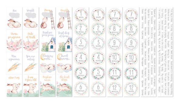 Коллекция бумаги для скрапбукинга Sweet bunny, 30,5 x 30,5 см, 10 листов - Фото 11