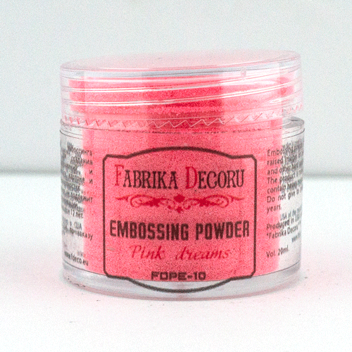 Embossing-Puder Pink Dreams 20 ml - Fabrika Decoru