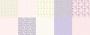 Double-sided scrapbooking paper set My little baby girl 8”x8”, 10 sheets - 0