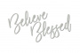 Chipboard "Believe Blessed" #462 - 0