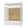 Shelf 400mm x 400mm x 250mm, White body, Back Panel MDF - 7