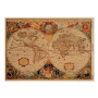 Set of one-sided kraft paper for scrapbooking Maps of the seas and continents 16,5’’x11,5’’, 10 sheets - 5