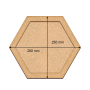 Art board Hexagon, 29cm х 25cm - 0