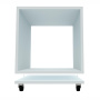 Mobile platform for cabinets, 400 x 400 x 16mm, color White - 0