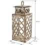 Decorative lantern Lattice, size L, #070 - 1