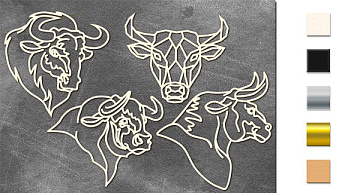 Spanplattenset Bulls #650