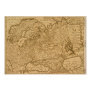 Набор односторонней крафт-бумаги для скрапбукинга Maps of the seas and continents 42x29,7 см, 10 листов