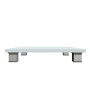 Platform with legs for cabinets, 400 x 400 x 16mm, color White - 0