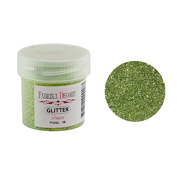 Glitzer, Farbe Gras, 20 ml