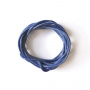Round wax cord, d=2mm, color Blue