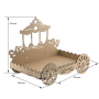 Cupcake stand "Carriage-2", 300 х 200 х 245 mm, DIY set  #056 - 1