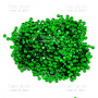 Sequins Round rosettes mini, green metallic, #513 - 0