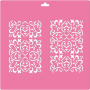 Stencil for furniture reusable, Pattern #187 - 0