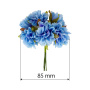 Zestaw kwiatów czereśni, niebieski, 6 szt