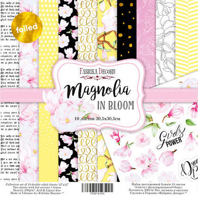 коллекция бумаги для скрапбукинга magnolia in bloom, 30,5 x 30,5 см 10 листов