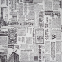 Kraftpapierbogen 12"x12" Weiße Zeitung