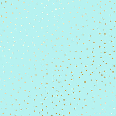 лист односторонней бумаги с фольгированием, дизайн golden drops turquoise, 30,5см х 30,5 см