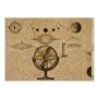 Arkusz kraft papieru z wzorem Mechanics and steampunk #08, 42x29,7 cm