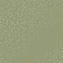 Blatt aus einseitigem Papier mit Goldfolienprägung, Muster Golden Drops Olive, 12"x12"
