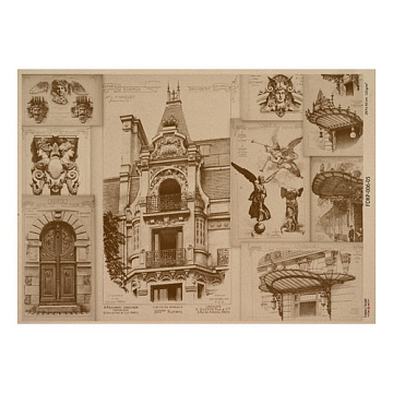 Kraftpapierbogen History and architecture #05, 42x29,7 cm