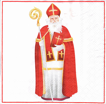 Decoupage-Serviette "St. Nikolaus"