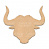 art-board-bull-head-25-23-cm